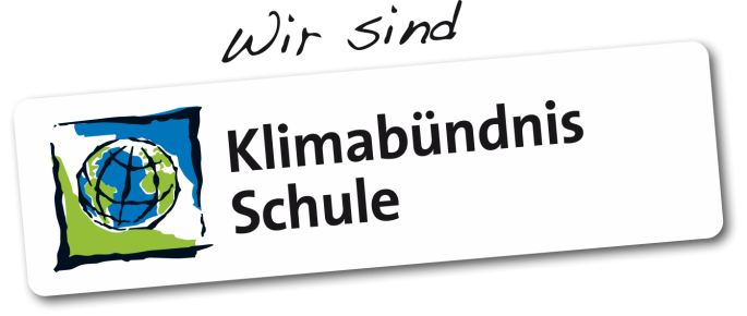 Logo "Wir sind Klimabündnis Schule"