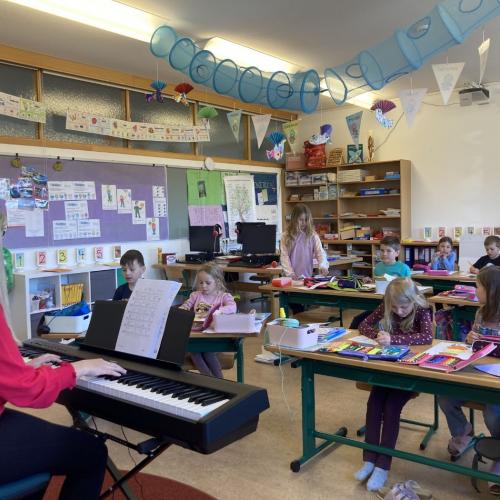 zu Besuch in der Schule 
