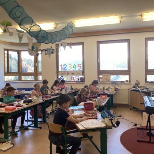 zu Besuch in der Schule 